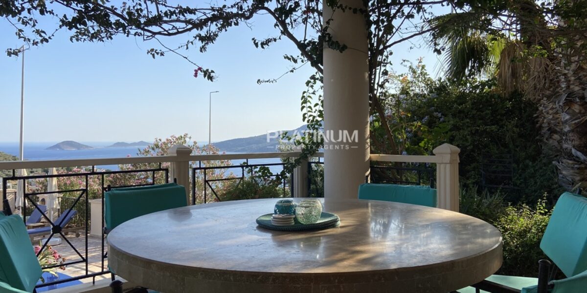 Stylish 2-Bedroom Ground Floor Apartment in the Prestigious Saneil Complex, Kalkan